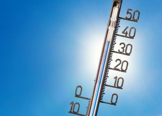 Thermometer über 30 Grad