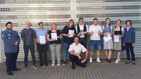 Neun neue "Helfer mit Grundwissen" im Ehrenamt der Malteser Rosenheim