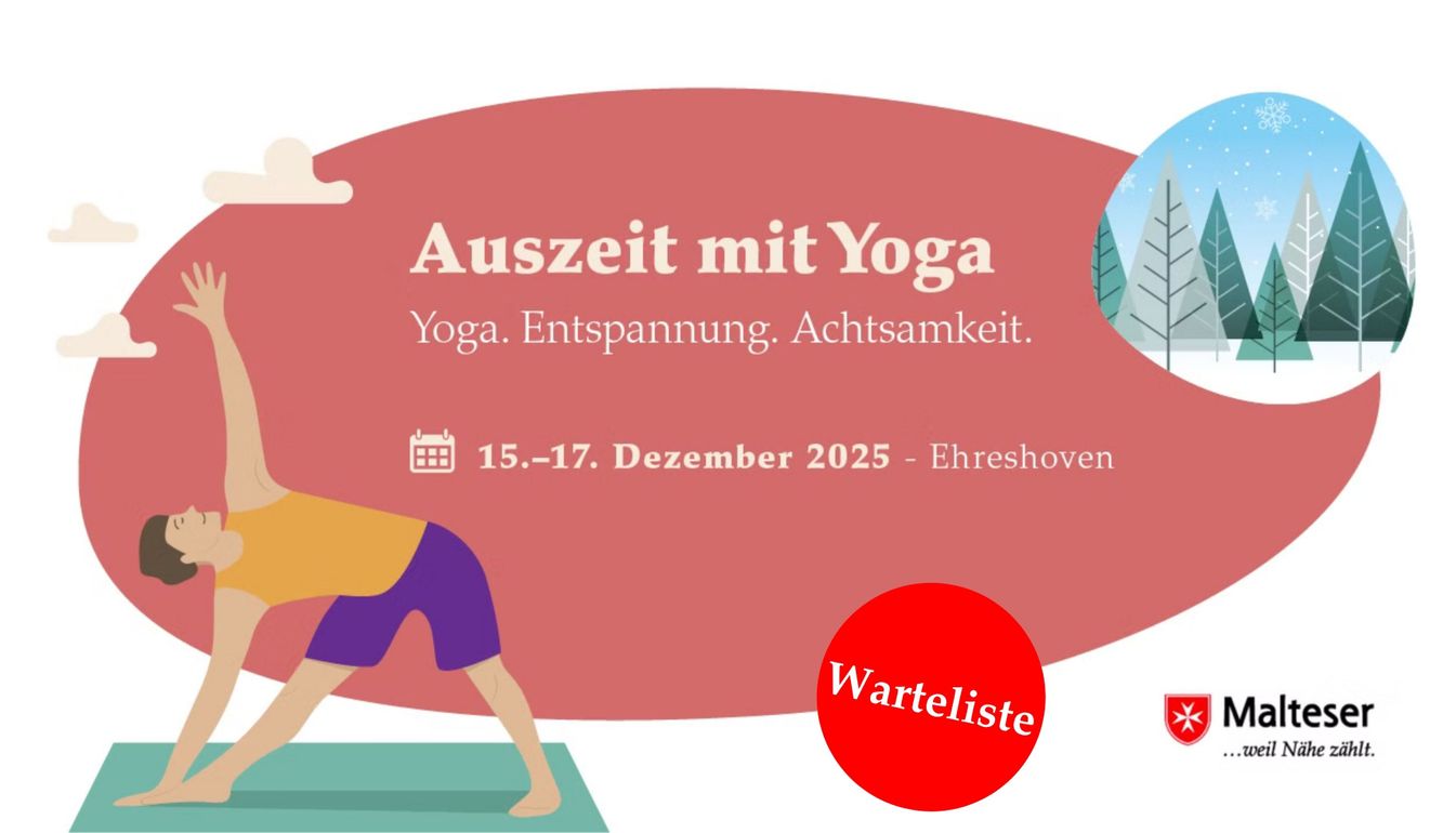 Auszeit mit Yoga in Ehreshoven vom 15.12 - 17.12.2025