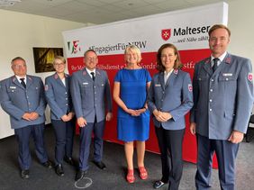 Thomas Fecker, Ina Löllgen, Jan Finke, Cornelia de la Chevallerie, Sophie von Preysing, Oliver Röhrs (v.l.n.r)