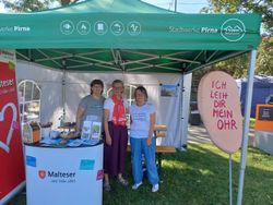 Informationsstand zum Elbkirchentag