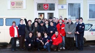 Gruppenfoto in Baira Mare