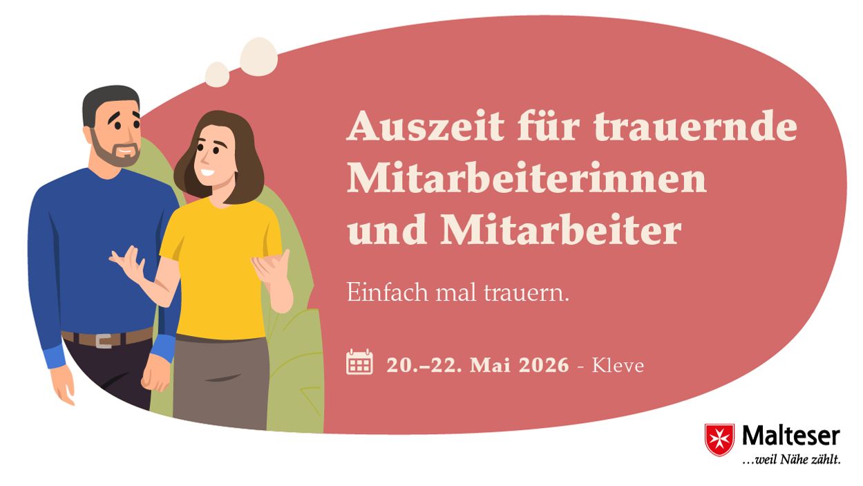 Auszeit für trauernde Mitarbeiterinnen und Mitarbeiter im Mai in Kleve