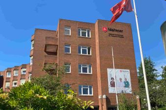 Gebäude des Malteser Krankenhauses in Flensburg