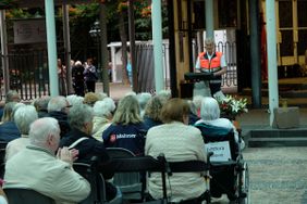 Bei der Abschlussandacht im Forum Pax Christi dankte Georg Khevenhüller, ehrenamtlicher Präsident des Malteser Hilfsdienst e.V., allen Helfenden ausdrücklich.