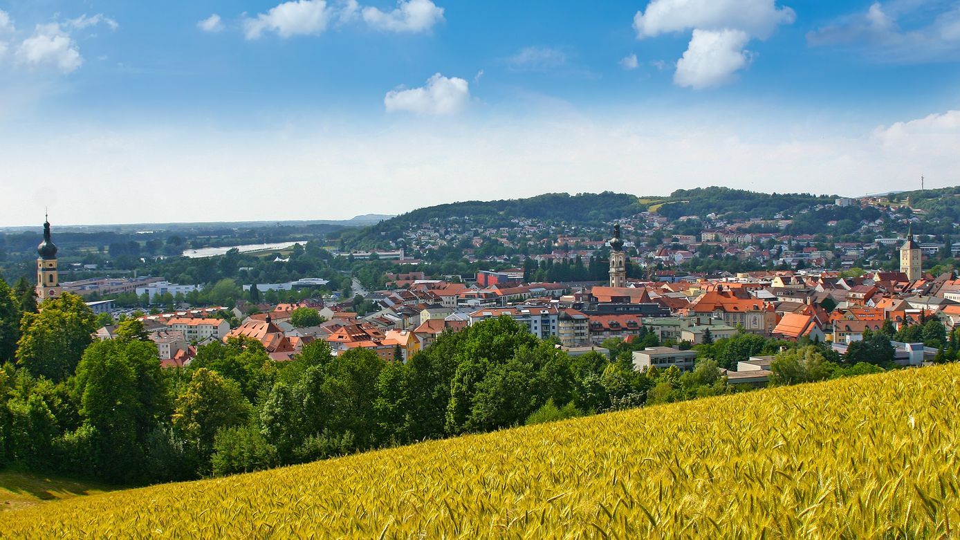 Panoramabild von Deggendorf