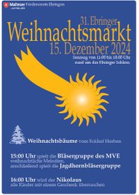 Ebringer Weihnachtsmarkt 2025 | Adventsmarkt am Schloss Ebringen – Malteser