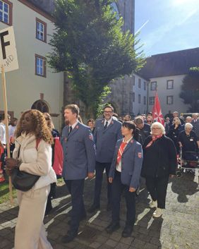Malteser der Diözesen Erfurt und Magdeburg bei der Sternwallfahrt in Fulda