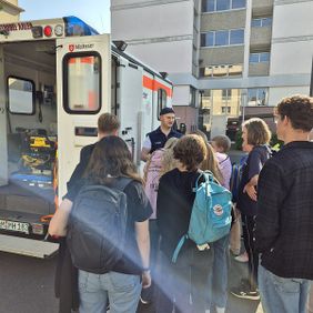 Workshop Patientenübergabe und Rettungswagen