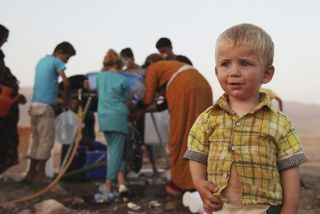 Syrian boy in the refugee camp - REUTERS Yahya Ahmad-kurz