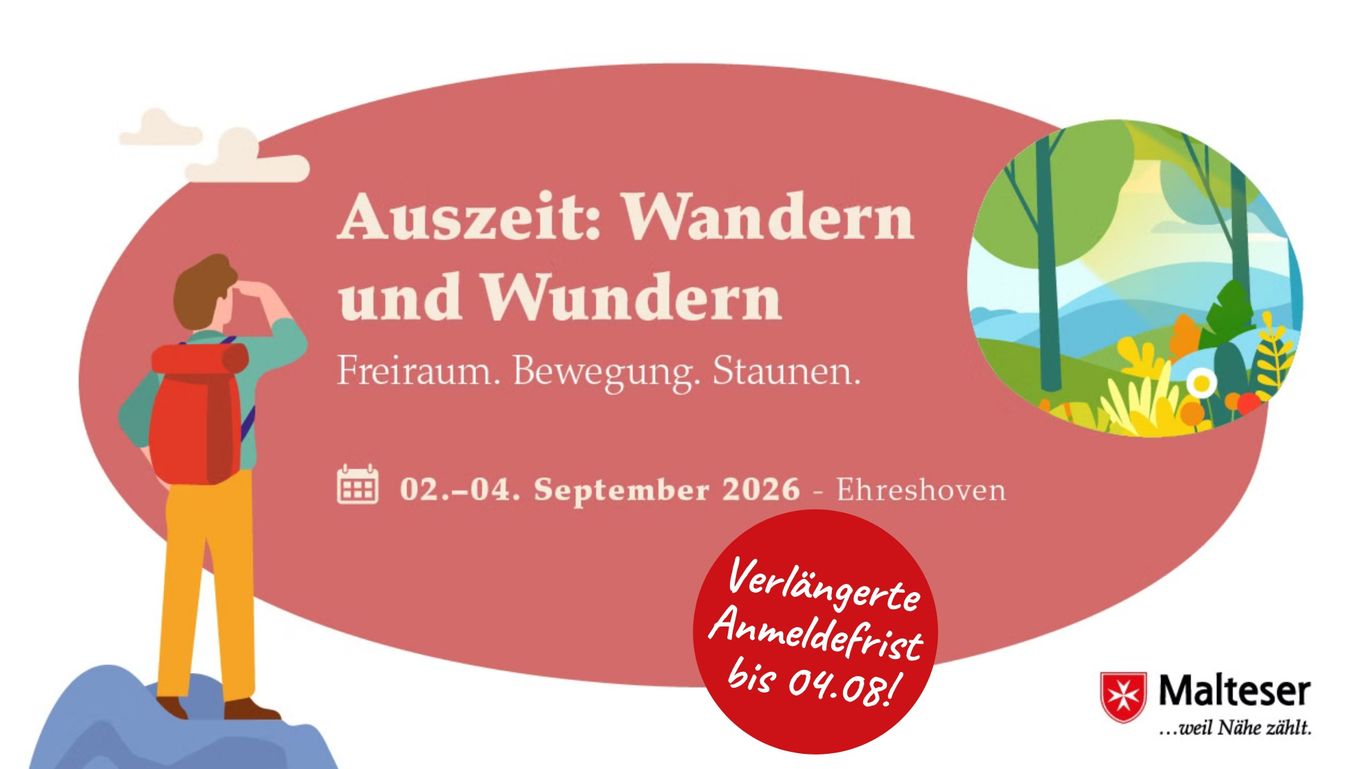 Auszeit Wandern und Wundern im September 2026 in Ehreshoven