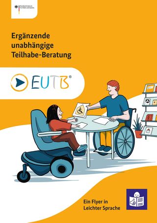 Titelbild des EUTB-Flyers in leichter Sprache