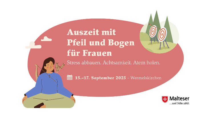 Auszeit mit Pfeil und Bogen für Frauen in Wermelskirchen vom 15.09 - 17.09.2025