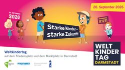 Plakat Weltkindertag 2026