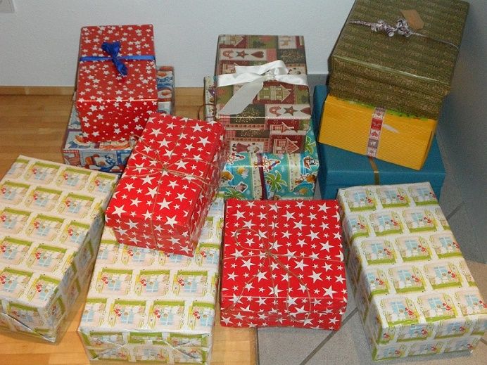 Verpackte Geschenke