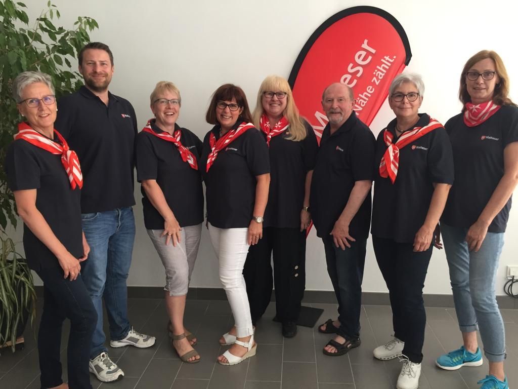 Gruppenfoto der Malteser in St. Ingbert