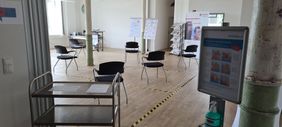 Der Abstand und die Hygieneregeln unter allen Teilnehmenden wurde gewahrt.