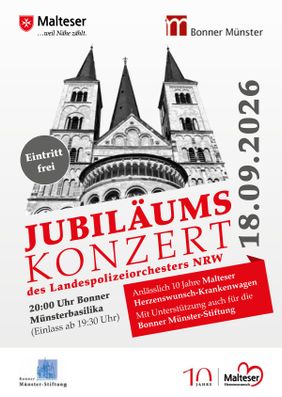 Vorderseite des Flyers zum Konzert