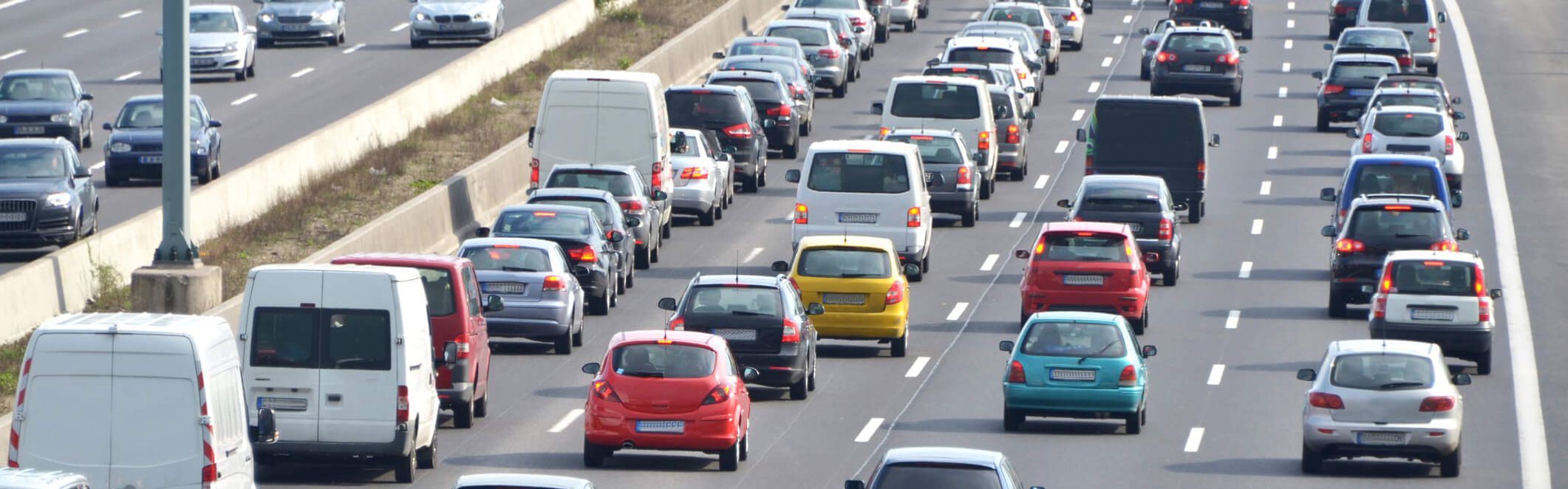 Autos auf der Autobahn