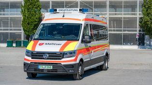 Einsatzfahrzeug der UGSanEL Passau