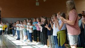 Kinder beim Kennenlernnachmittag 2025 am LFG