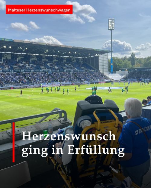 Erfüllung Herzenswunsch: Teilnahme am Spiel der Lilien
