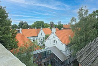 Aussicht aus dem Malteserstift St. Theresien in Hamburg 