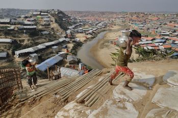 Refugee camp in Bangladesh