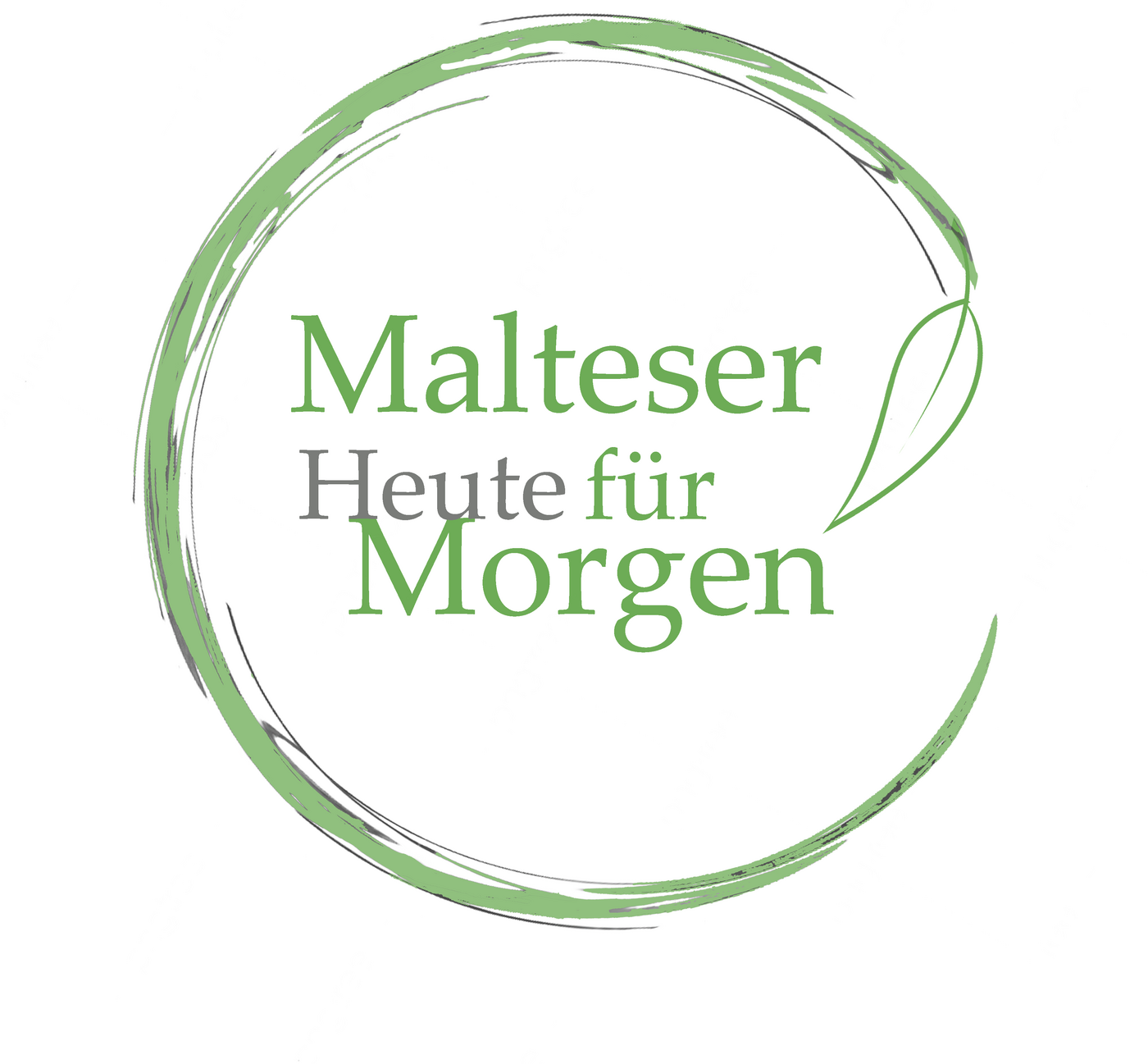 Malteser Heute für Morgen Grafik in grün weiß