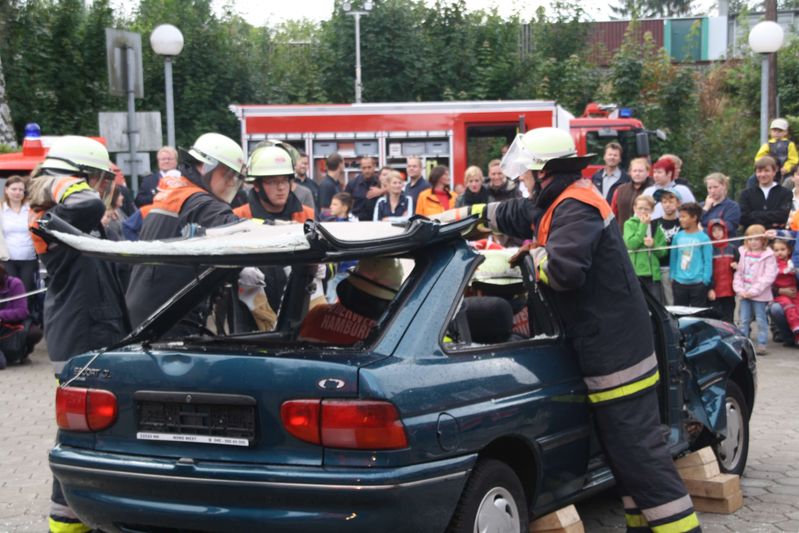 Übung der Feuerwehr 
