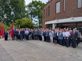Gruppenbild vor der Kolumbariumskirche Osnabrück