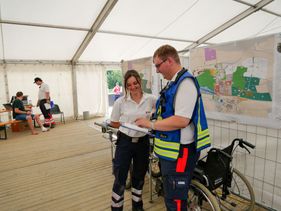 Behandlung im Medical Centre