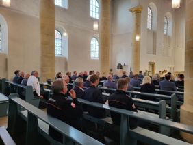 Die heilige Messe in der Gymnasialkirche der Ursulaschule