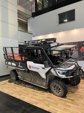 Malteser All Train Vehicle (ATV) auf der 112Rescue (Foto: Malteser/Julia Grunenberg)