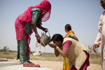 Krankheiten können durch sauberes Trinkwasser und gute Hygiene drastisch reduzieren werden.(Foto:Carmen Wolf) 