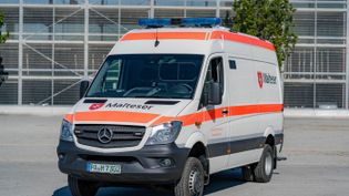 Einsatzfahrzeug der SEG Transport