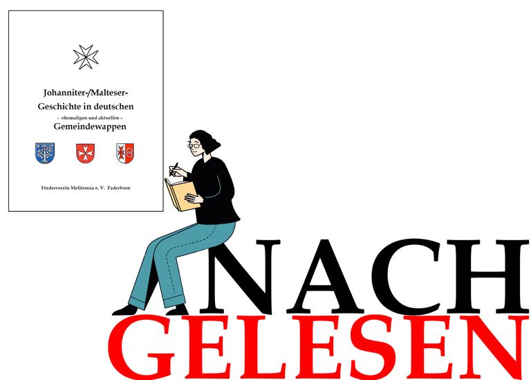 Collage aus einem Buchcover, einer lesenden Frau und dem Wort "Nachgelesen"