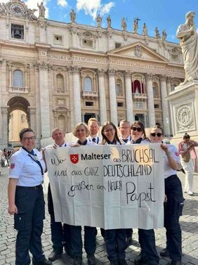 Malteser Bruchsal gratulieren neuem Papst