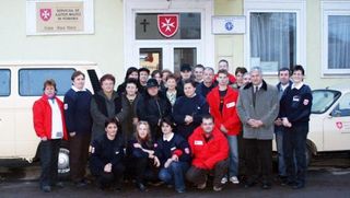 Gruppenfoto in Baira Mare