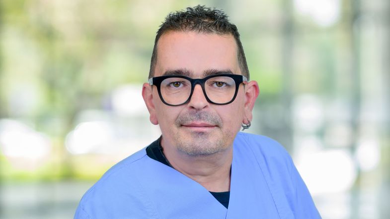 Porträt von Markus Häpp, pflegerische Leitung Notaufnahme.