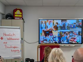 Octavie van Lengerich erklärt den aktuellen Stand des Moldawienprojekts
