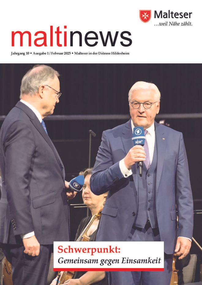 Cover der maltinews Ausgabe aus dem Februar 2025