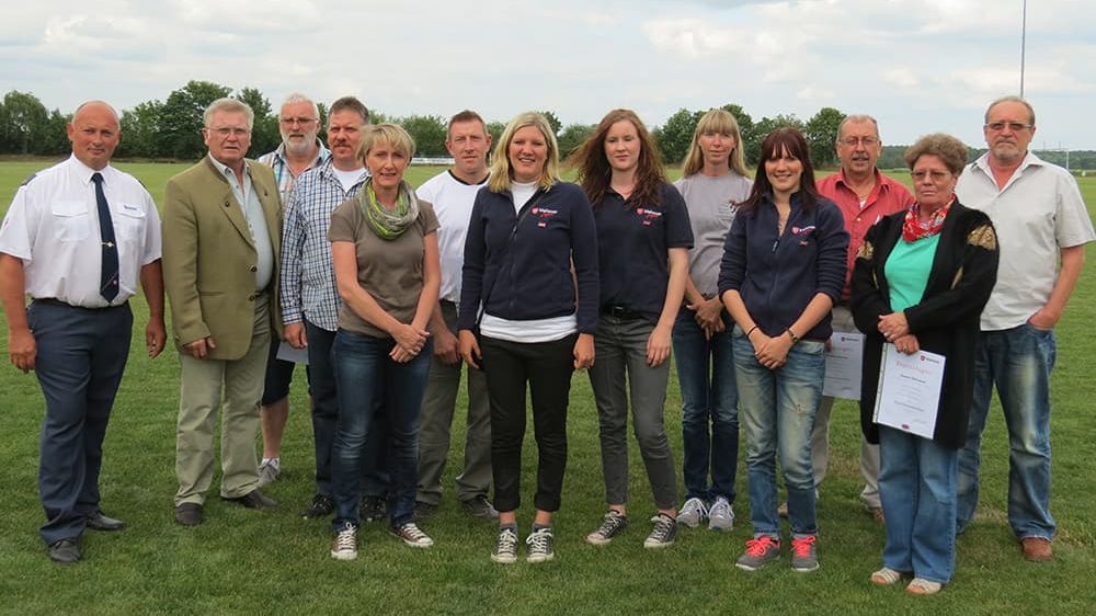 Gruppenfoto der Malteser in Hesselbach