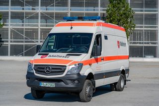 Einsatzfahrzeug der SEG Transport