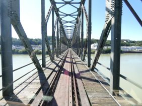 Blick auf die Kräutlsteinbrücke der Granitbahn