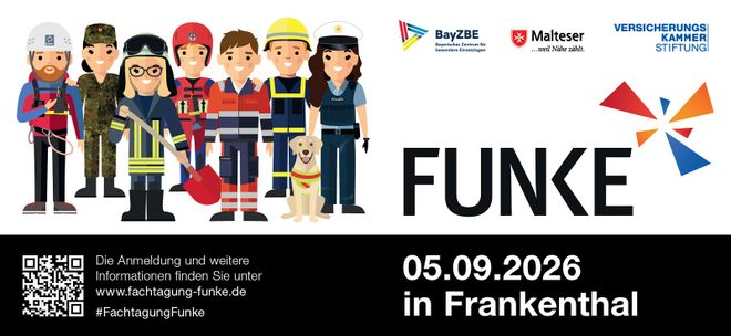 Grafik zur Ankündigung der Funke Veranstaltung