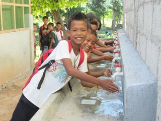 Jetzt Seife und Eimer spenden