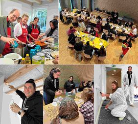 Ein Team des Unternehmens Grant Thornton absolvierte einen vielseitigen Social Day am Malteser Campus. Fotos: Judith Stieß