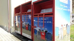 Altkleidercontainer in Passau
