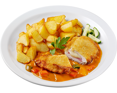 Malteser Menüs - Hähnchenschnitzel Puszta Style